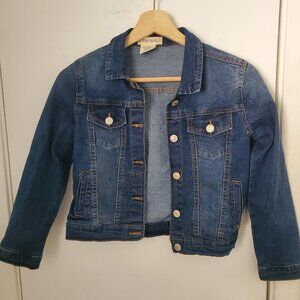 Girl's Soho Button Front Denim Jean Jacket Girl's Size 12